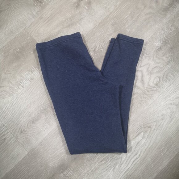 Kirkland Ladies Size Large French Terry Navy Blue Leggings - Picture 6 of 9